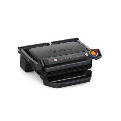TEFAL OptiGrill + GC717810, Schwarz, Rechteckig, Tasten, 600 cm², 300 x 200 mm, 1 Zon