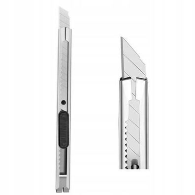 Rosfix Papiermesser 9 mm – Klappklinge aus Stahl | Aluminiumgehäuse
