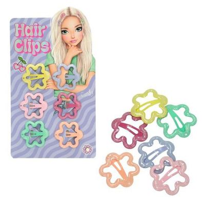 Mini Haarspangen GLOW TO GO - in 6 Farben: Gelb, Lila, Rosa, Hellrosa, Térkis, Orange
