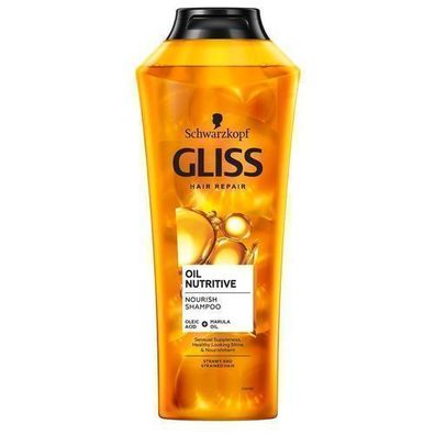 Schwarzkopf Oli Nutritive Haarshampoo 400ml - Pflegeshampoo für geschmeidiges un