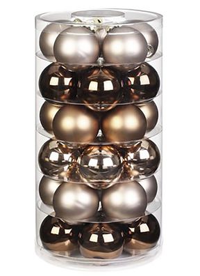 Weihnachtskugeln 30 Stk 6cm Elegant Lounge Inge-Glas