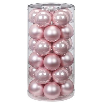 Weihnachtskugeln 30 Stk 6cm Lovely Magnolia Inge-Glas