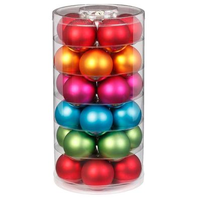 Weihnachtskugeln 30 Stk 6cm Mille Fiori Inge-Glas