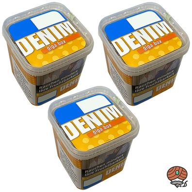 Denim GIGA Box Volumentabak / /topftabak 3x 315g Eimer