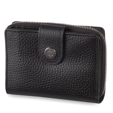Picard Pure 1 Reißverschlussbörse 9911, schwarz, Damen