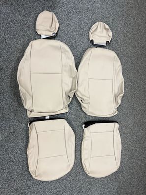 2 X Mercedes-Benz Vito W447 Sitzbezug Komplett Kunstleder Beige NEU