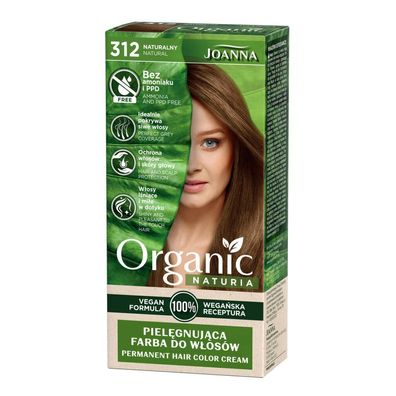 JOANNA Naturia Pflegende Bio-Haarfarbe ohne Ammoniak und PPD 312 Natural