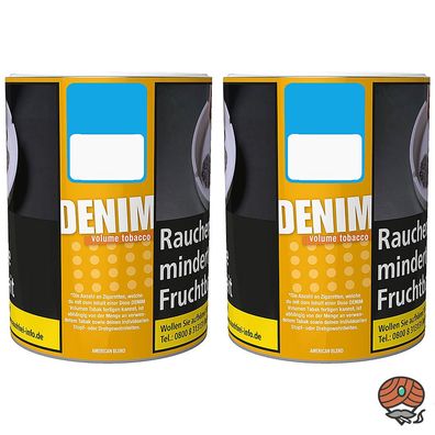 Denim Volumentabak / Stopftabak Dose 2x 60g