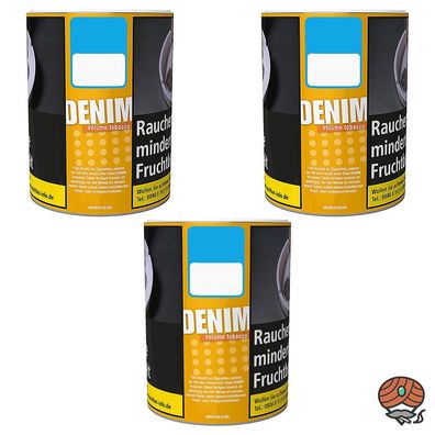Denim Volumentabak / Stopftabak Dose 3x 60g