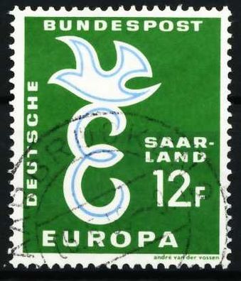 SAAR OPD 1958 Nr 439 gestempelt X5F6DB6