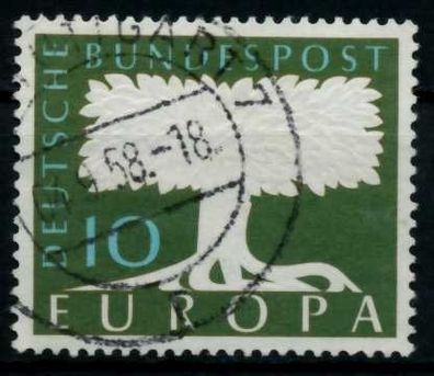 BRD 1957 Nr 268v zentrisch gestempelt X77A606