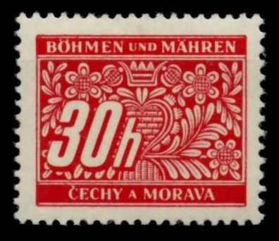 BÖHMEN MÄHREN PORTO Nr 4 postfrisch S51FB22