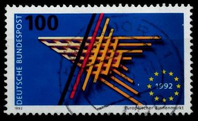 BRD BUND 1992 Nr 1644 zentrisch gestempelt X830376
