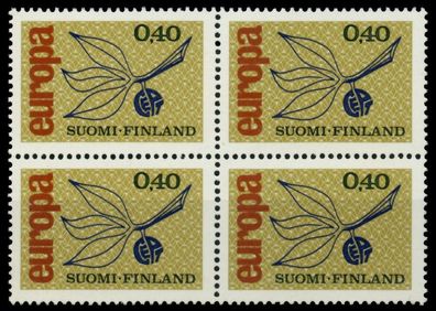 Finnland 1965 Nr 608 postfrisch Viererblock S03356A