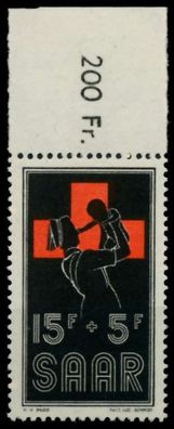 Saarland 1955 Nr 360 postfrisch ORA X958D36