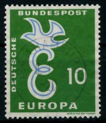 BRD 1958 Nr 295 zentrisch gestempelt X6ED32E