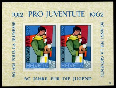 Schweiz BLOCK Kleinbogen 1960-1969 Block 18-11 X6ED50E