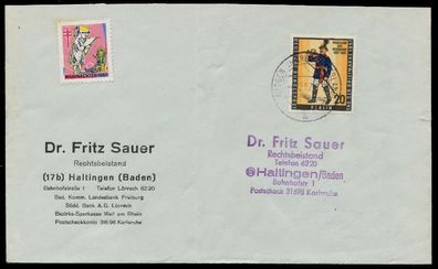 BERLIN 1957 Nr 176 BRIEF EF X79027E