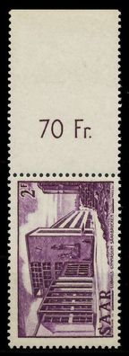 Saarland 1952 Nr 320 postfrisch ORA X7A145A
