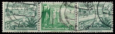 D-REICH Zusammendruck Nr W124 gestempelt 3ER STR X7A3EC6