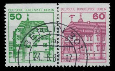 BERLIN Zusammendruck Nr W77 gestempelt WAAGR PAAR X8735E2