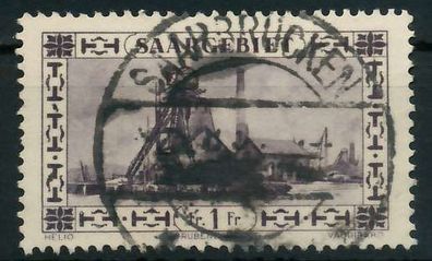Saargebiet 1926 Nr 117 zentrisch gestempelt X893F16