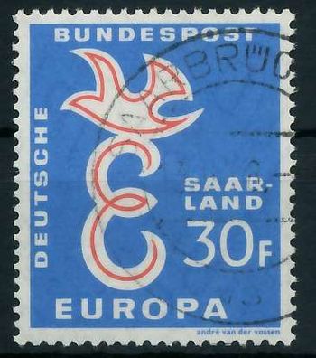SAAR OPD 1958 Nr 440 gestempelt X982732