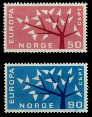 Norwegen 1962 Nr 476-477 postfrisch SA1DDD2