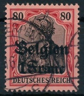 BES. 1WK Landespost Belgien Nr 7 gestempelt X410F4E