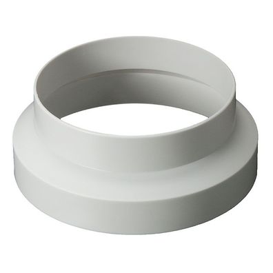 Reduzierstück für Lüftungskanäle Ø100/125, 125/150, 150/200mm, weiss,