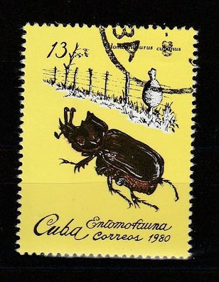 Motiv - Käfer - Homophileurus cubanus - gestempelt
