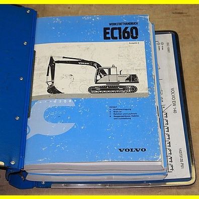 Volvo EC160 - Werkstatthandbuch Ausgabe 2 - alle 3 Bücher