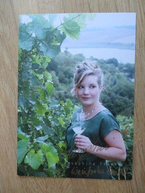 Höhnstedter Weinprinzessin 2014-2016 Josephine Franke - handsigniertes Autogramm!!!