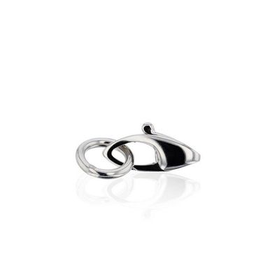 Luna-Pearls - 606.0976 - Schliesse - Damen - 925er Silber rhodiniert - 4mm