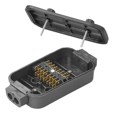 Verteilerdose Kunststoff 8x4-polig Kabelverbindungen quer