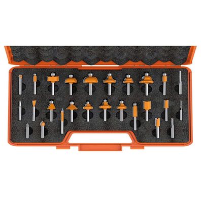 CMT Orange Tools 900.003.00 Fräser-Set 26-teilig Schaft 8 mm Hartmetall