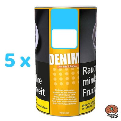 Denim Stopftabak/Volumentabak Dose 5x 85g