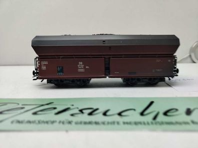 Roco H0 AC 614 540 / vierachsiger Großraum-Selbstentladewagen / NEM / DB / Ladegut K