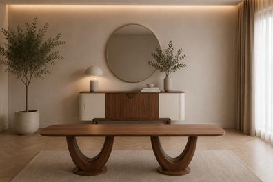 Luxuriöses Esszimmer-Set mit Esstisch & Sideboard
