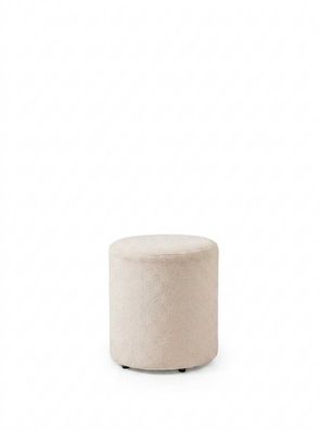 Hocker Beige Modern Luxus Hockerbank Polsterhocker Stuhl