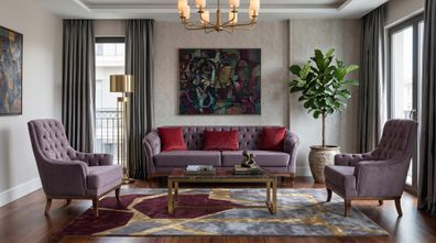 Graues Wohnzimmer-Set Sofas Stoffsofas moderner hohe Qualität