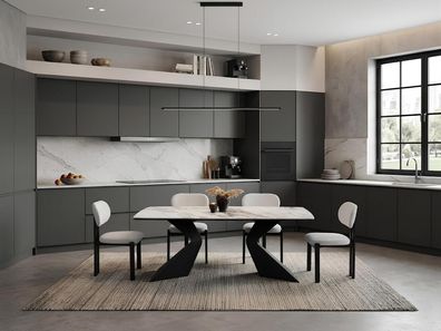 Esszimmer Set Esstisch 4? Stühle Modern Weiß Elegant Edel Vielseitig