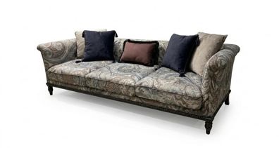 Sofa Set 3-Sitzer Sofa Sessel Hochwertig Modern Gepolstert Zeitlos