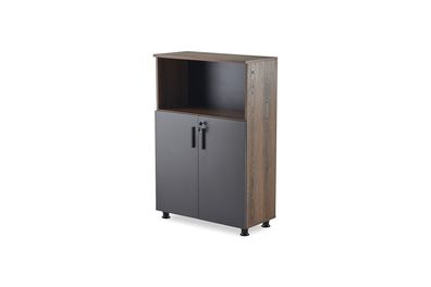Modern Schlicht Braun Holz Konsolentisch Offen Vielseitig Loft-Stil