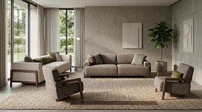 Sitzer Sofa Moderner Stil Gemütlich Bequem Weich Hoher Komfort
