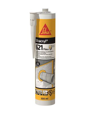 Sikacryl-621 Fire+ Feuerwiderstandsfähiger Acryl-Dichtstoff weiss 300 ml Kartusche