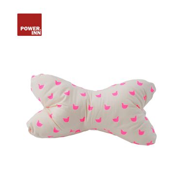 POWER INN® Leseknochen | Beige mit Tieren | Nackenkissen | Reisekissen