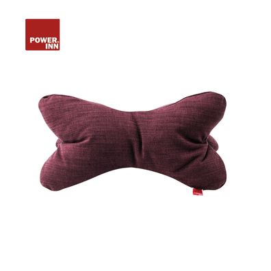 POWER INN® Leseknochen de Luxe | Aubergine | Nackenkissen | Reisekissen