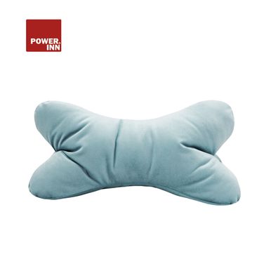 POWER INN® Leseknochen de Luxe | Mint-Samt | Nackenkissen | Reisekissen