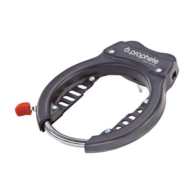 Prophete Rahmenschloss Basic 0778 Fahrradschloss mit LED-Schlüssel und 9 mm Stahlring